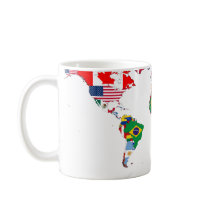 Flagged world mug
