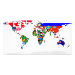 Flagged world photocard