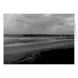 Flagler Beach Pier From the Shoreline Greeting Cards