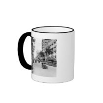 Flagler Street, Miami, 1920s Coffee Mugs