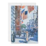 Flags, Fifth Avenue by Frederick Childe Hassam invitations