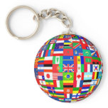 FLAGS OF THE GLOBE keychains
