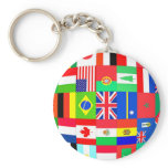 FLAGS OF THE GLOBE keychains
