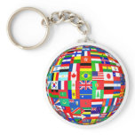 FLAGS OF THE GLOBE keychains