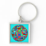 FLAGS OF THE GLOBE keychains