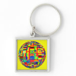 FLAGS OF THE GLOBE keychains