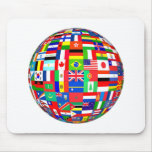 FLAGS OF THE GLOBE mousepads