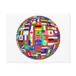 FLAGS OF THE GLOBE postcards