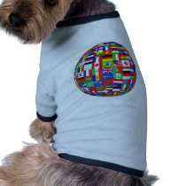 Flags of the World Pet T Shirt
