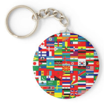 FLAGS OF THE WORLD KEYCHAINS