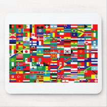 FLAGS OF THE WORLD MOUSE PADS