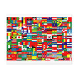 FLAGS OF THE WORLD postcards
