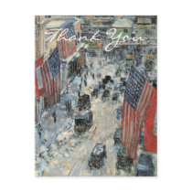 Flags on 57th Street by Frederick Childe Hassam