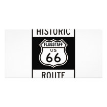 Flagstaff, Arizona Route 66 Customized Photo Card