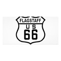Flagstaff Route 66 Photo Card Template