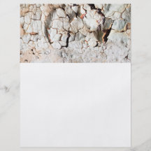 Flaked paint full color flyer