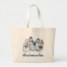 Flaky Friends Tote Bags