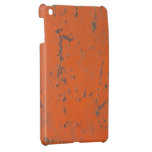 Flaky, scratched red paint. Faux rust and grunge ipad mini cases