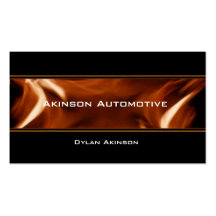 Flame Banner Business Card