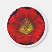 Flame Flower Depth Magnet