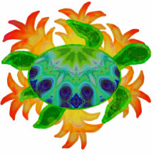 Flame Turtle Photo Sculpture