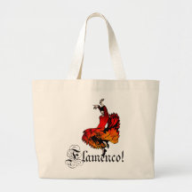 Flamenco Dancer Canvas Bags