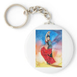 FLAMENCO DANCER watercolour keychains