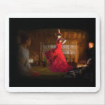 Flamenco fire lights a tea house in Tokyo, Japan mousepads
