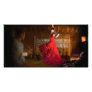 Flamenco fire lights a tea house in Tokyo, Japan Picture Card