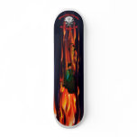 Flames and Pinup Girl skateboards