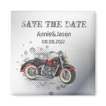 Flames Heart Rock N Roll Biker WeddingFavor