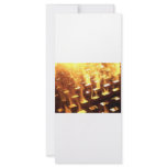 Flames of fire through a lattice photograph design rack cards