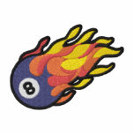 Flaming 8-ball