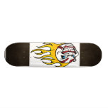 Flaming Baseball Skateboards