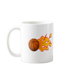 Flaming-Basketball Mug