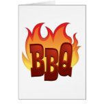 Flaming BBQ cards