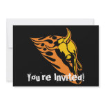 Flaming Bull #2 invitations