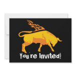 Flaming Bull #7 invitations