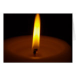 Flaming Candlelight Card