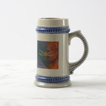 Flaming Dragonfly Mugs