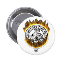 Flaming Family Crest on products Pins