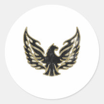 Flaming Firebird Stickers
