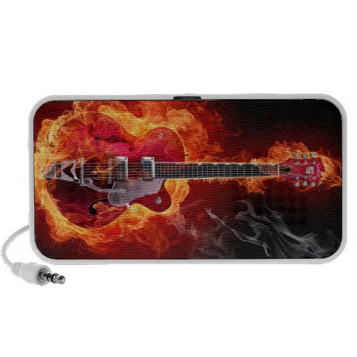 Flaming Guitar Speaker