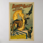 Flaming Horse Circus Poster