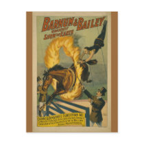 Flaming Horse Circus Poster