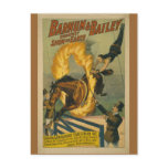 Flaming Horse Circus Poster postcards