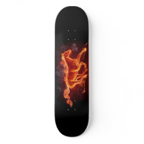 FLAMING HORSE SKATEBOARD