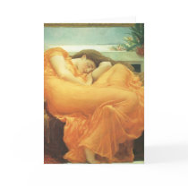Flaming June by Lord Frederic Leighton Cards