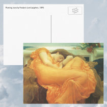 Flaming June by Lord Frederic Leighton Post Cards