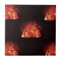 Flaming Love Tile tiles